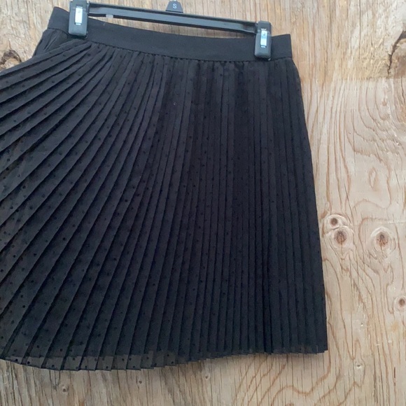 Pleated see through skirt with lining. - Picture 4 of 5